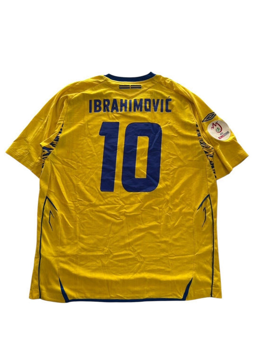 2008 Umbro Sweden Home No.10 Ibrahimovic