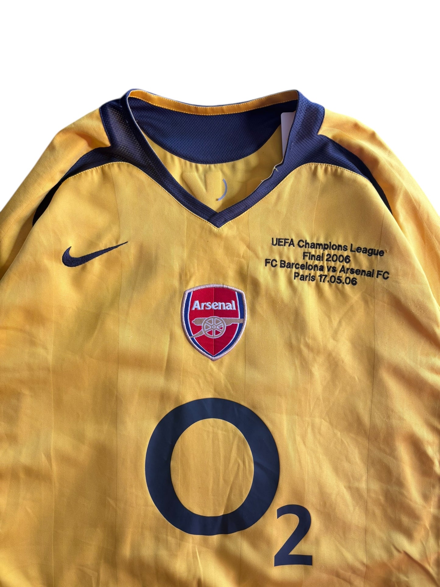 05/07 Nike Arsenal L/S Away No.10 Dennis Bergkamp