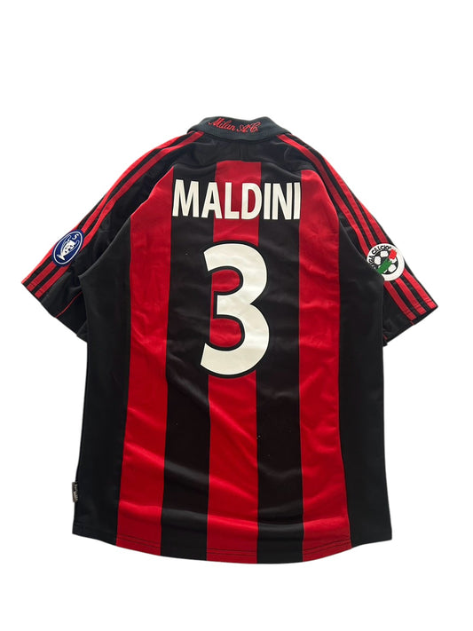 00/02 Adidas AC Milan Home No.3 Maldini