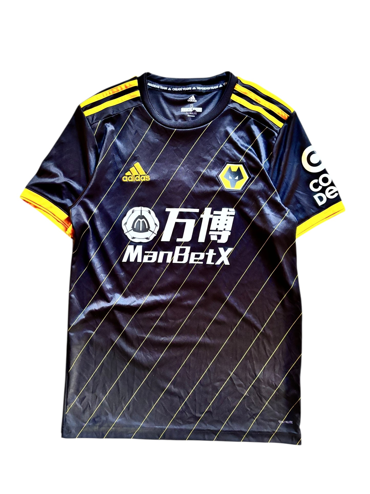 19/20 Adidas Wolverhampton Wanderers Away No.18 DiogoJ.