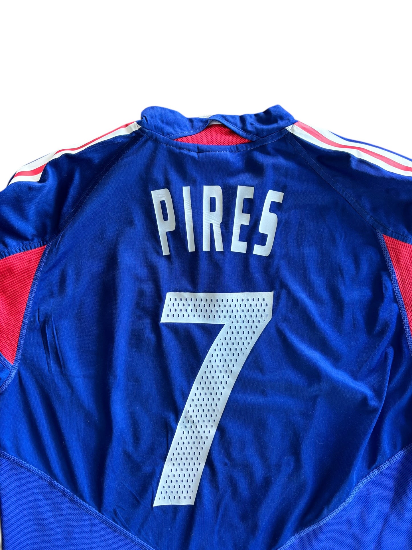 2004 Adidas  France National Team Home No.7 Pires