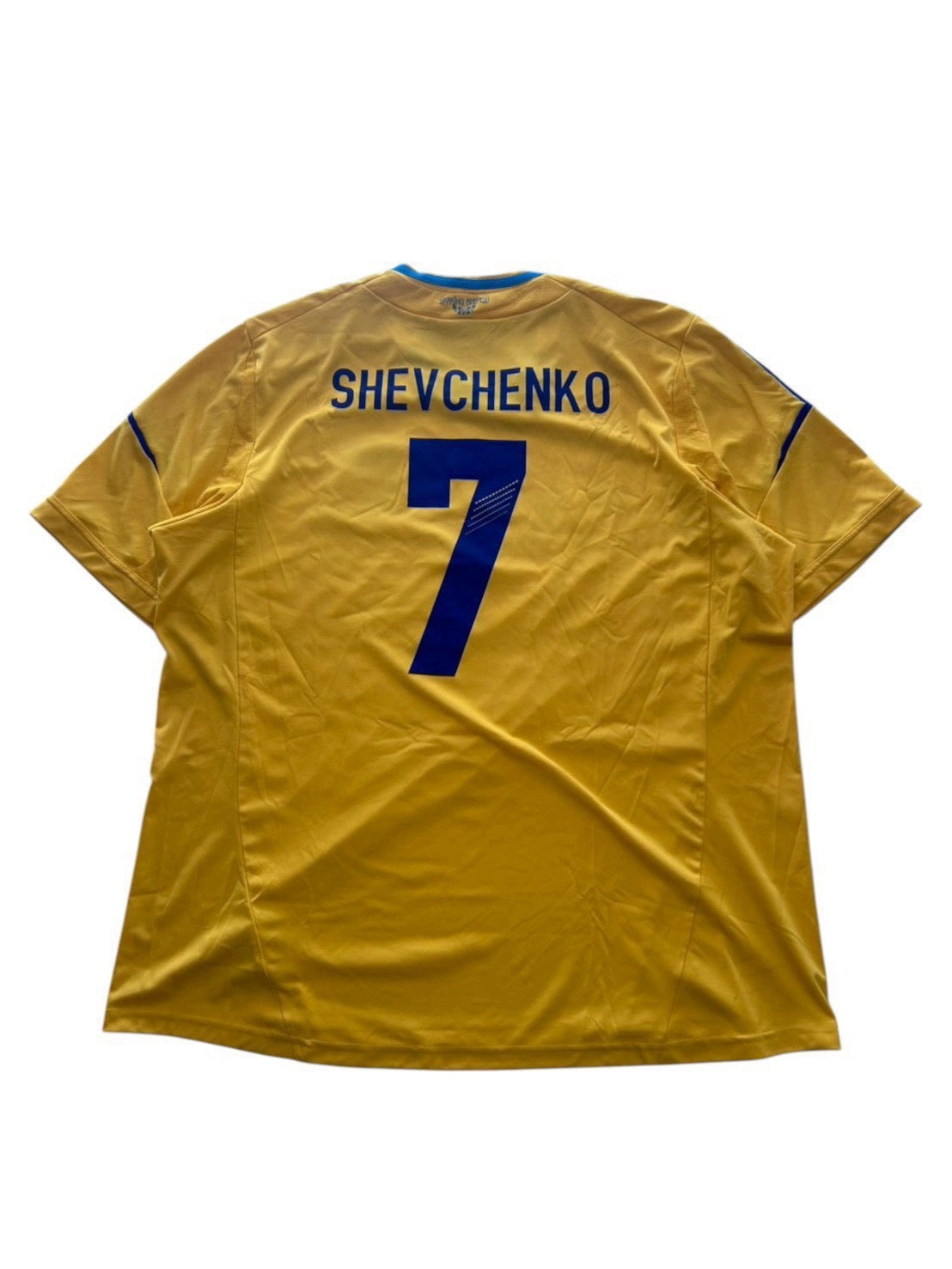 2012 Adidas Ukraine Home No.7 Shevchenko