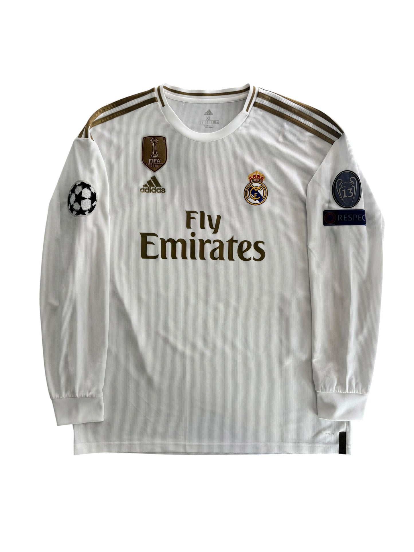 19/20 Adidas Real Madrid home L/S No.7 Hazard