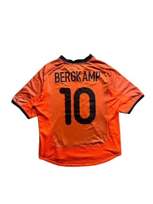 00/02 Nike Netherlands National Team Home No.10 Dennis Bergkamp