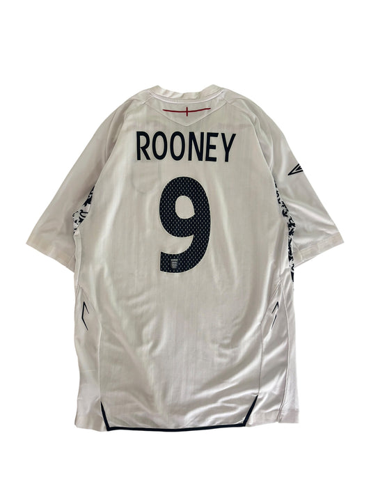 2008 Umbro England Home No.9 Rooney