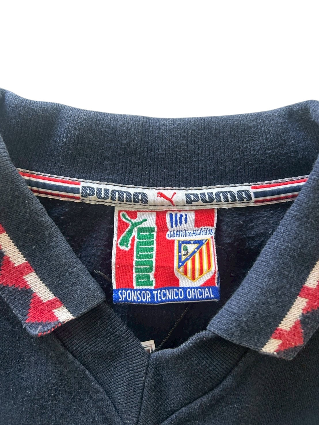 90s Puma Atletico Madrid Drill Top