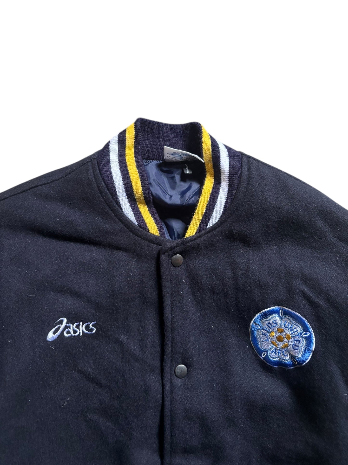 90s Asics Leeds United Varsity Jacket