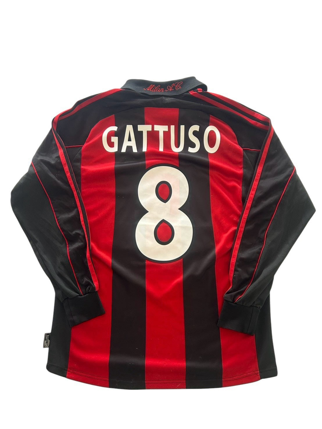 00/01 Adidas AC Milan Home L/S No.8 Gattuso