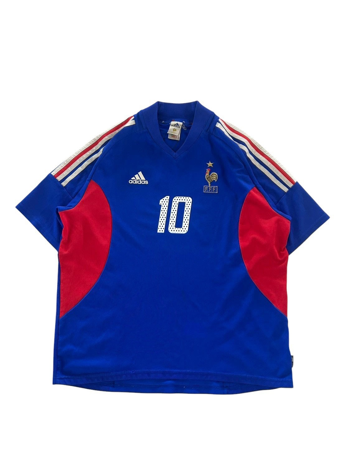 2002 Adidas France Home  No.10 Zidane