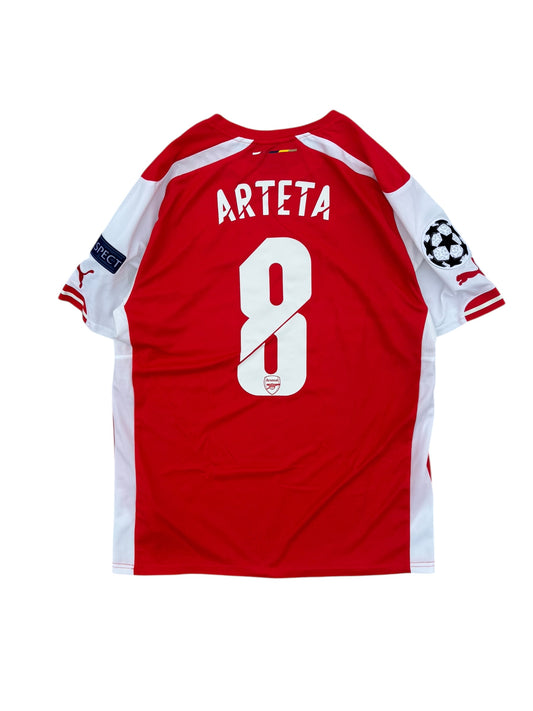 14/15 Puma Arsenal Home No.8 Mikel Arteta