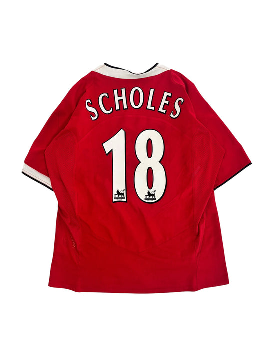 04/06 Nike Manchester United Home No.18 Scholes