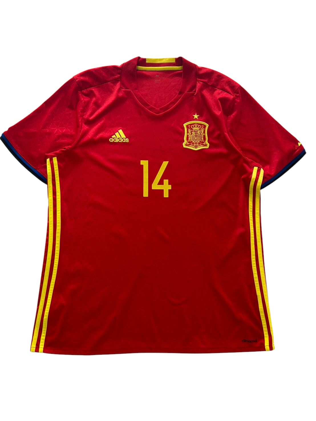 2016 Adidas Spain Home Thiago