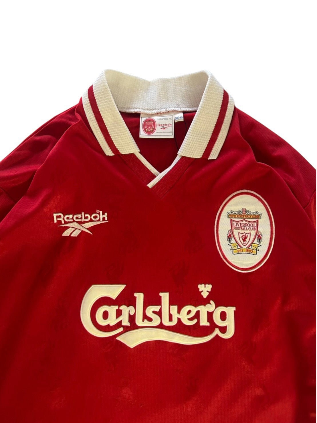 96/98 Reebok Liverpool Home Mcmanaman