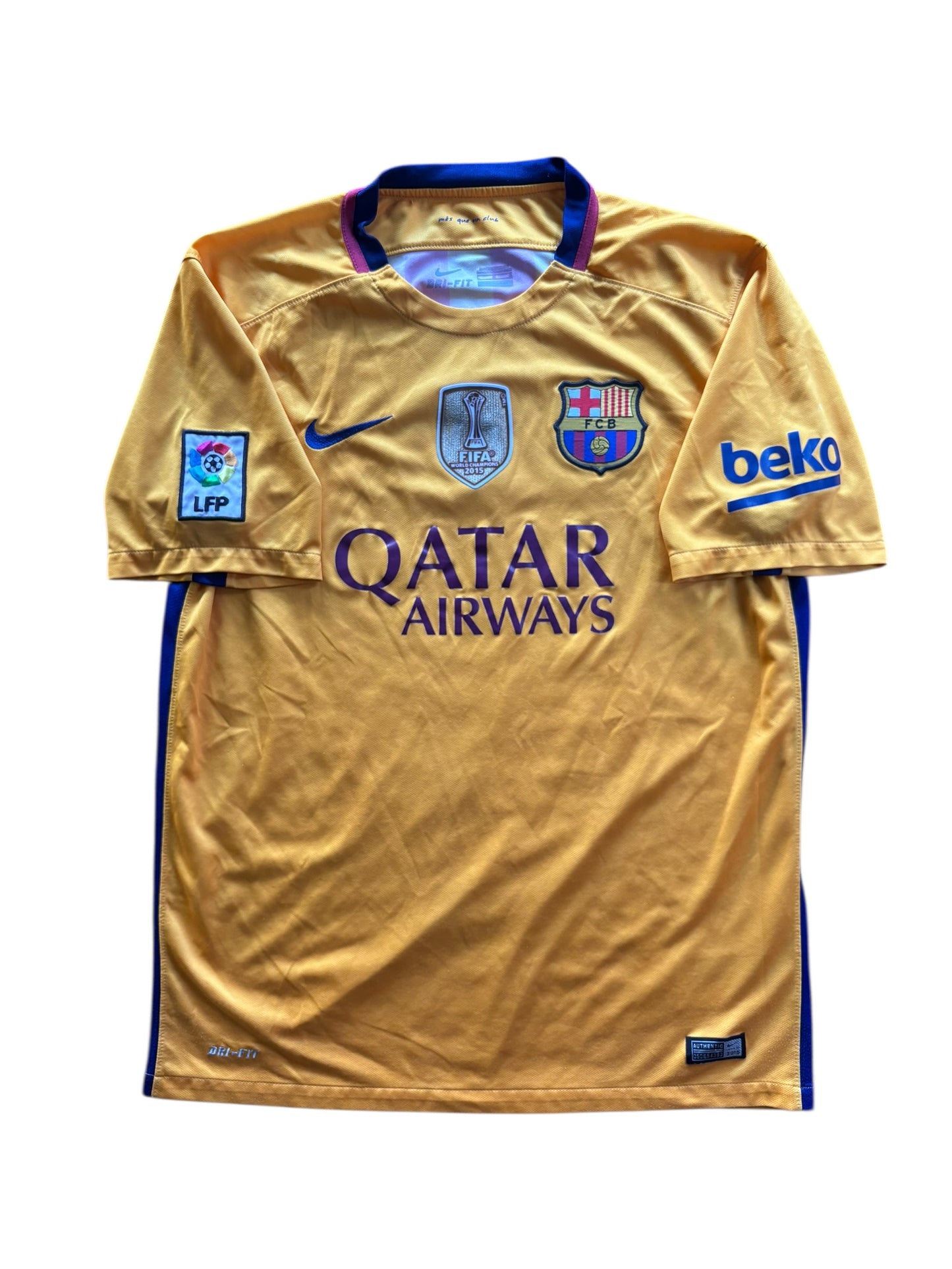 15/16 Nike Barcelona Away No.10 Messi