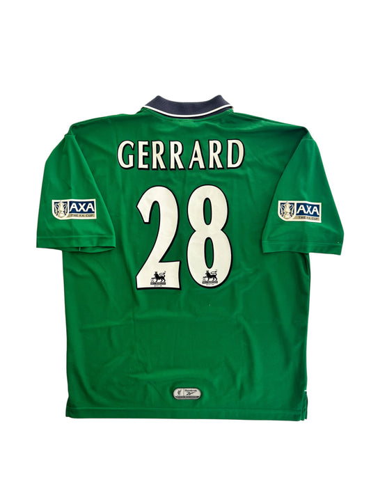 99/00 Reebok Liverpool Away No.28 Gerrard