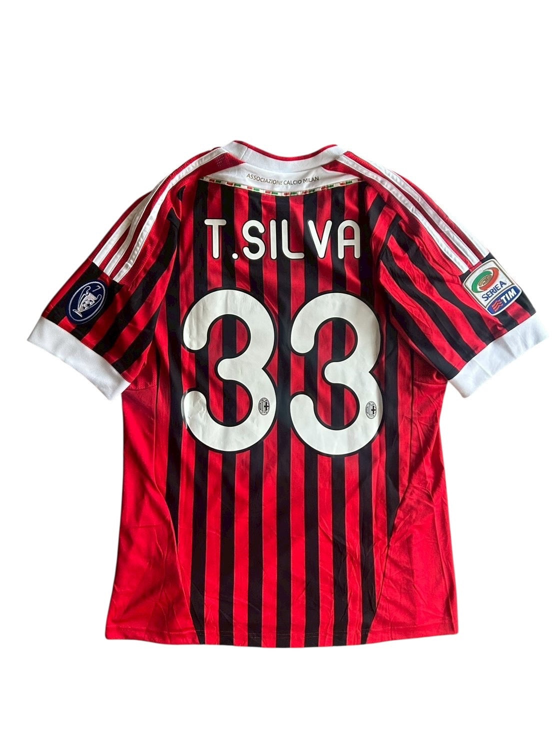11/12 Adidas AC Milan Home No.33 Thiago Silva