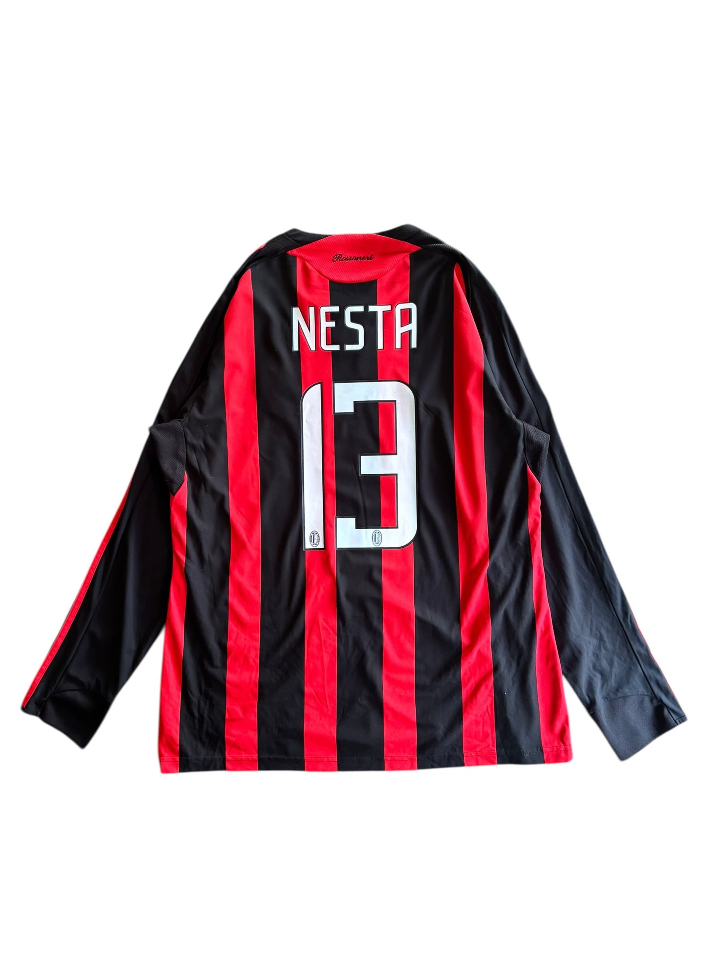08/09 Adidas AC Milan L/S Home No.13 Nesta