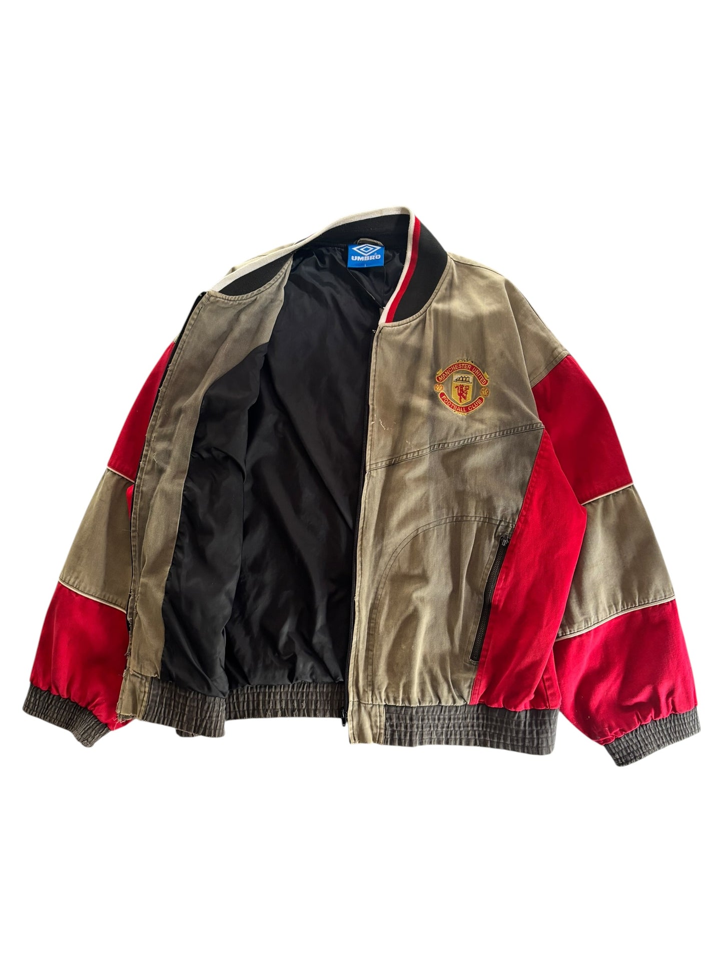 90s  Umbro Manchester  United Bomber Jacket