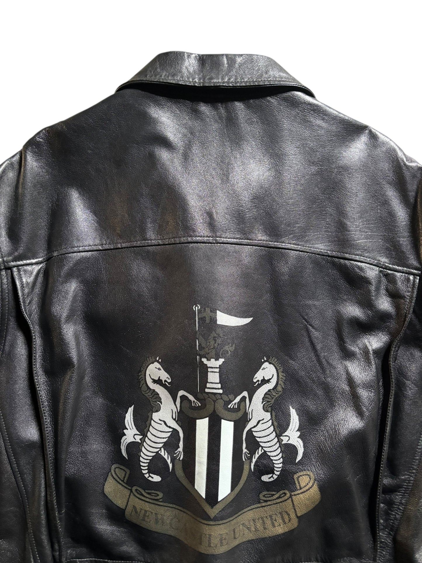 90s Newcastle United Leather Jacket