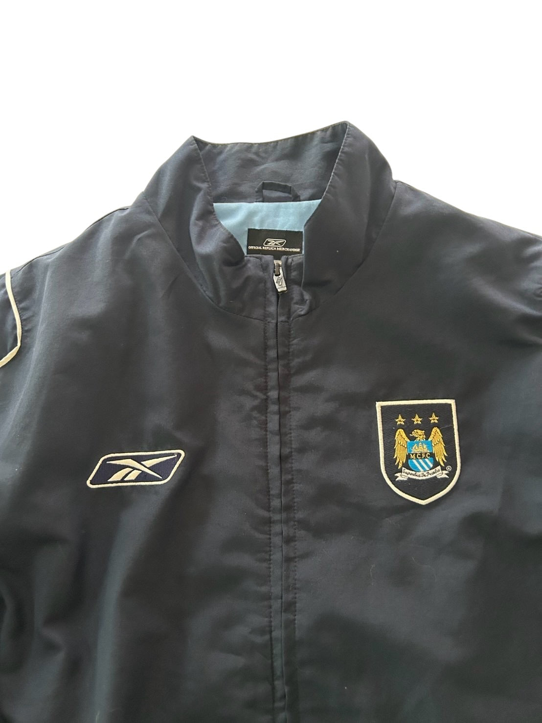 00s Reebok Manchester City Track Jacket