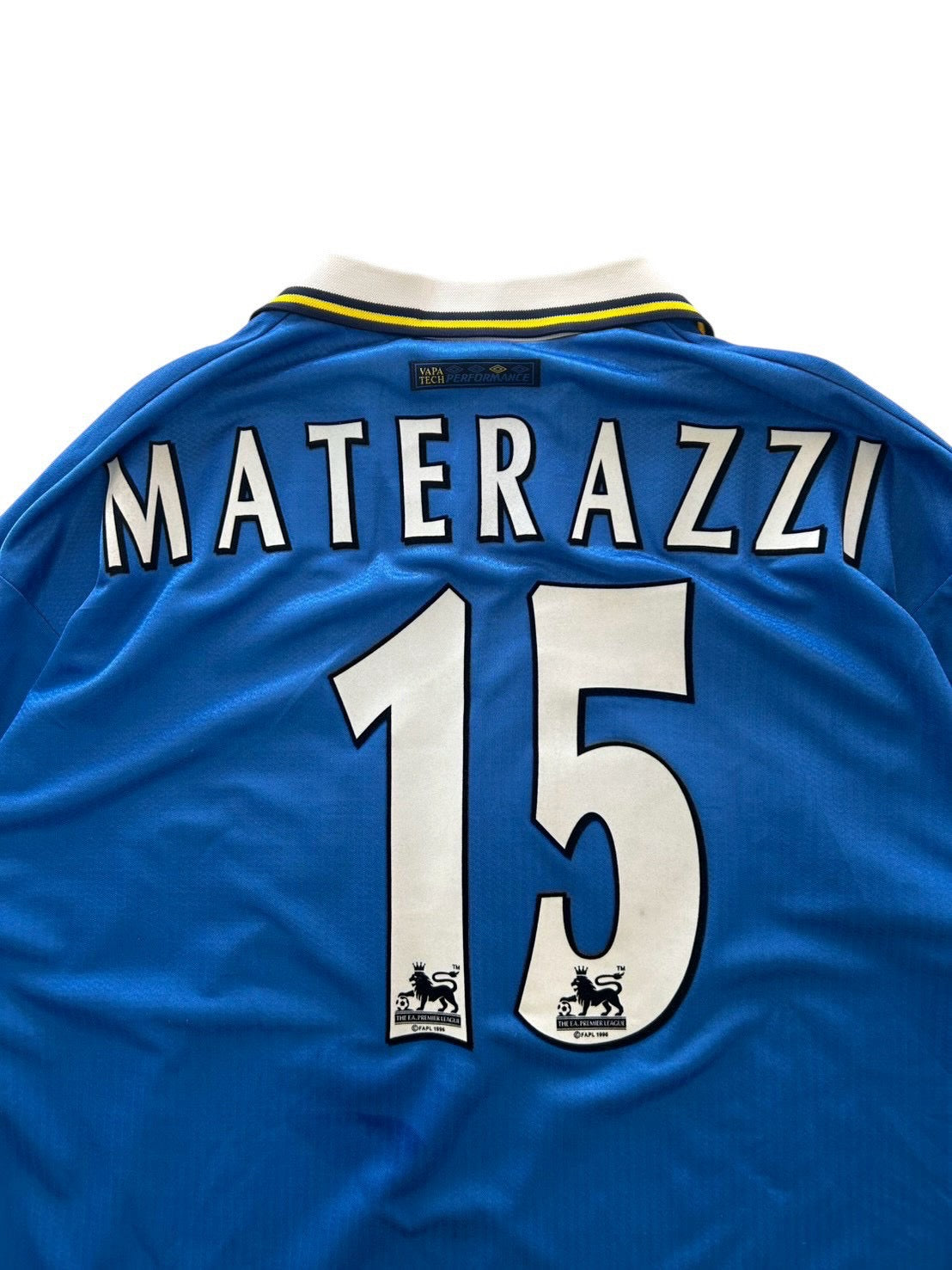 98/99 Umbro Everton Home No.15 Materazzi