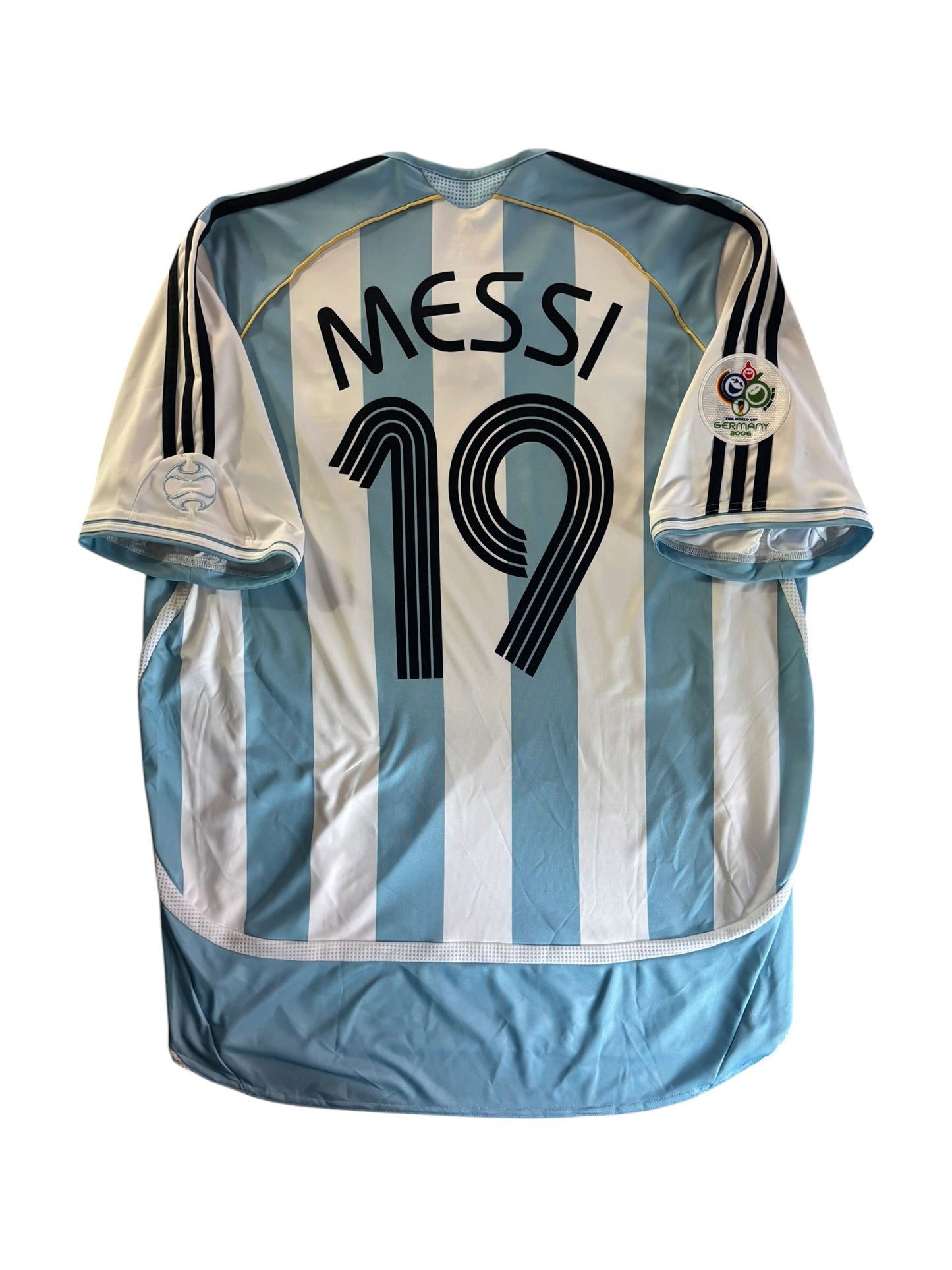 2006 Adidas Argentina National Team Home No.19 Messi