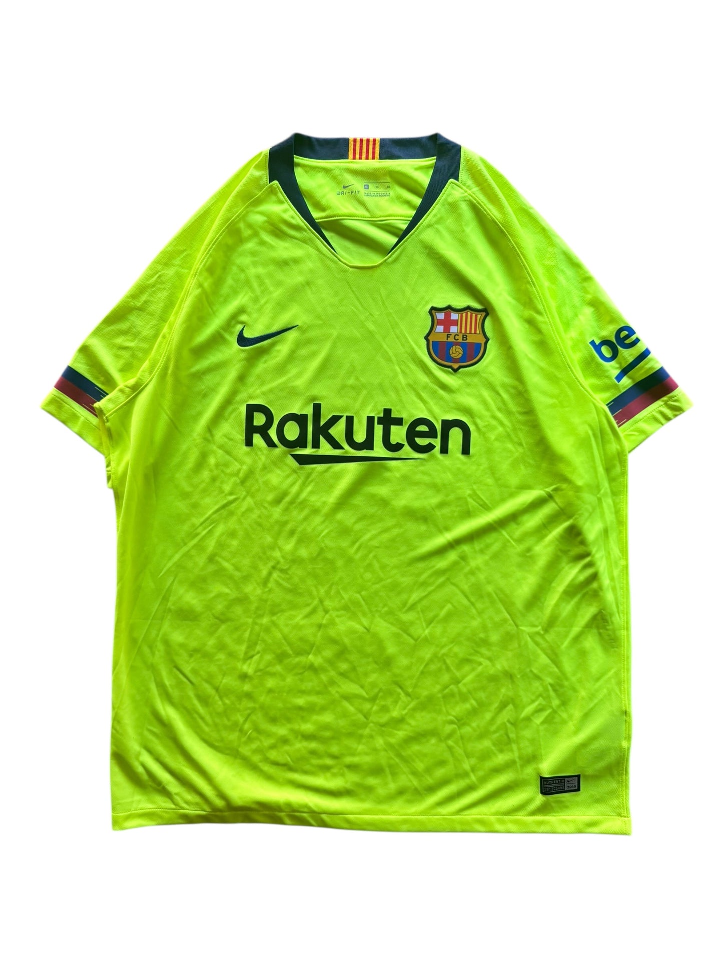 18/19 Nike Barcelona Away No.10 Messi
