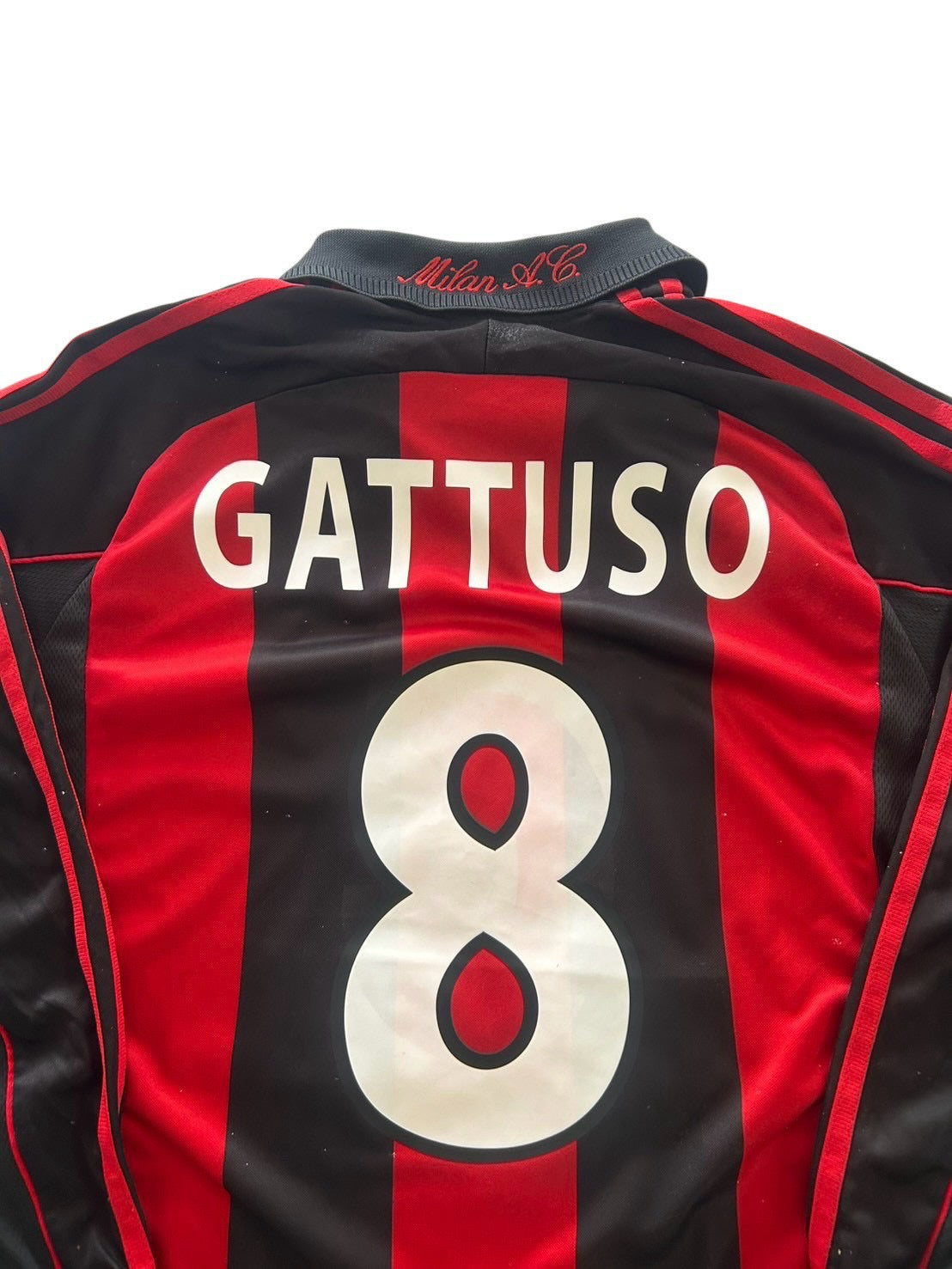 00/01 Adidas AC Milan Home L/S No.8 Gattuso