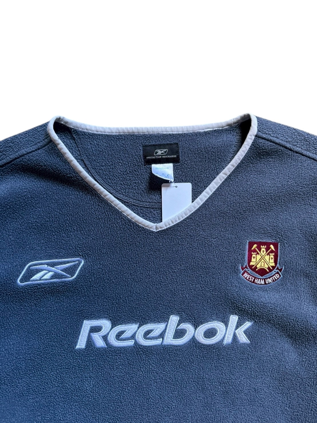 00s Reebok West Ham United Fleece Top
