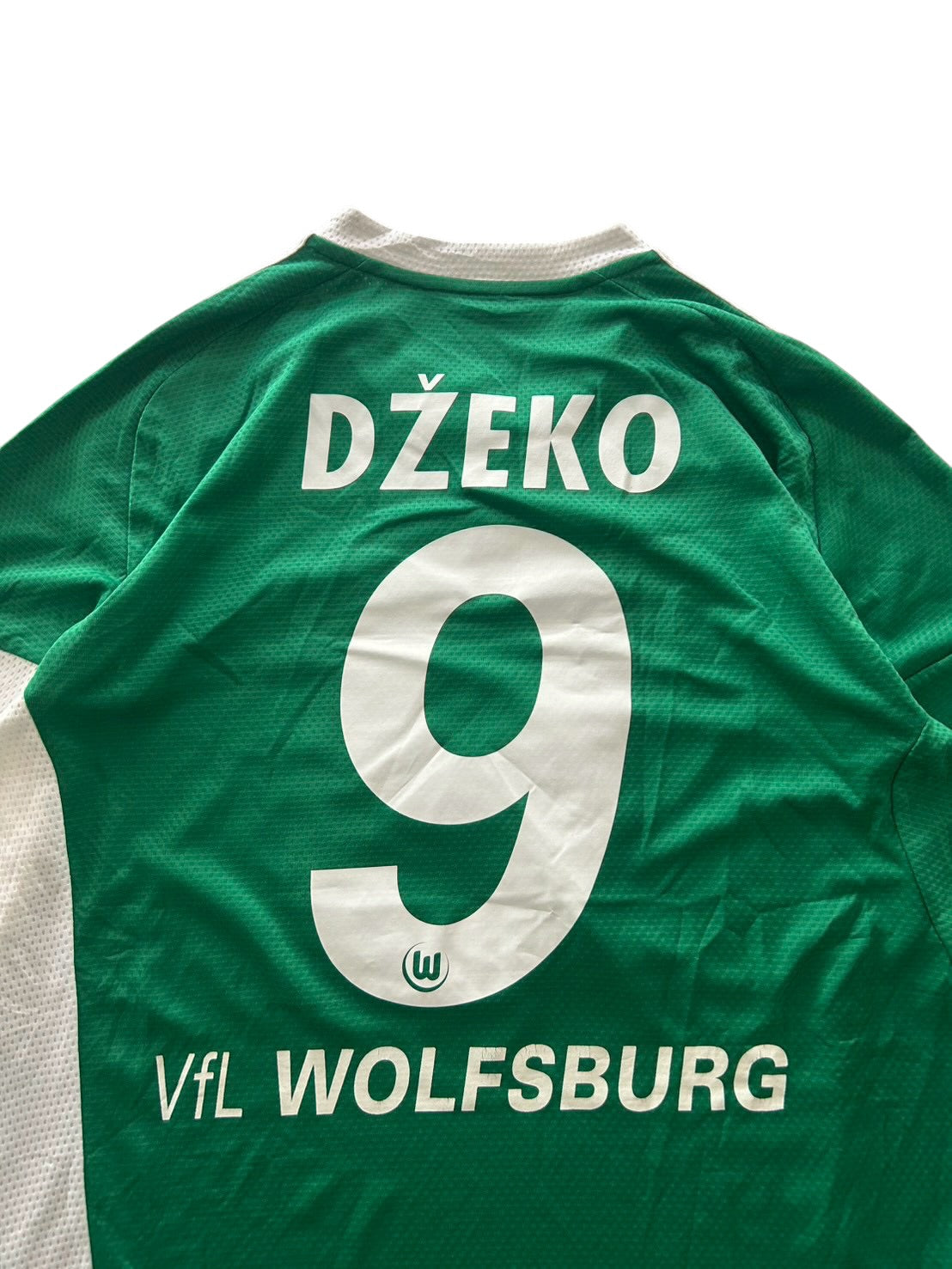 09/10 Adidas Wolfsburg Away No.9 Dzeko