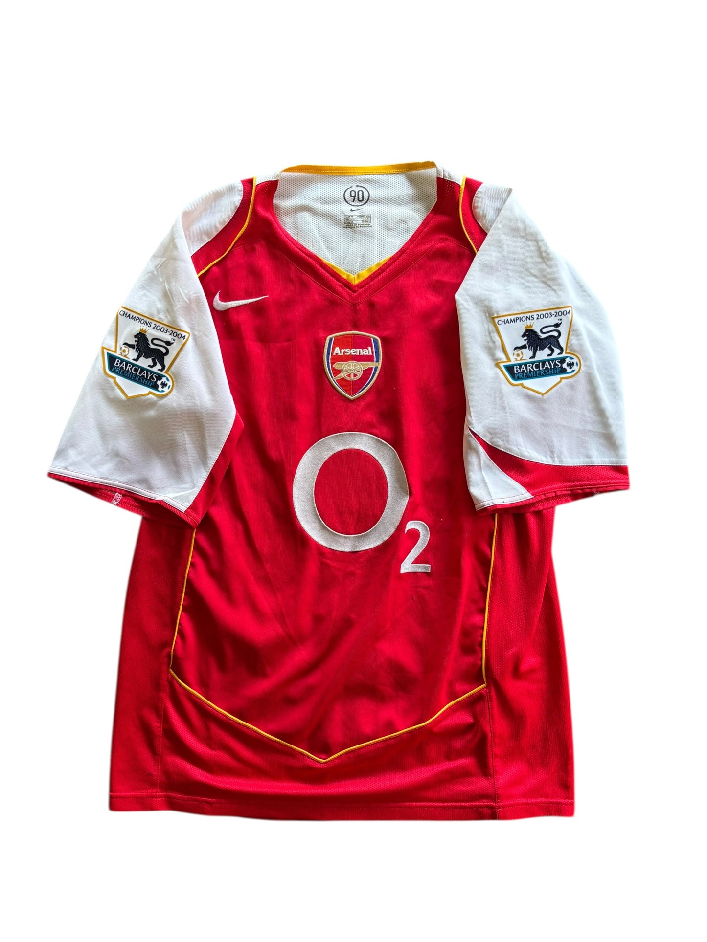 04/05 Nike Arsenal Home No.10 Dennis Bergkamp