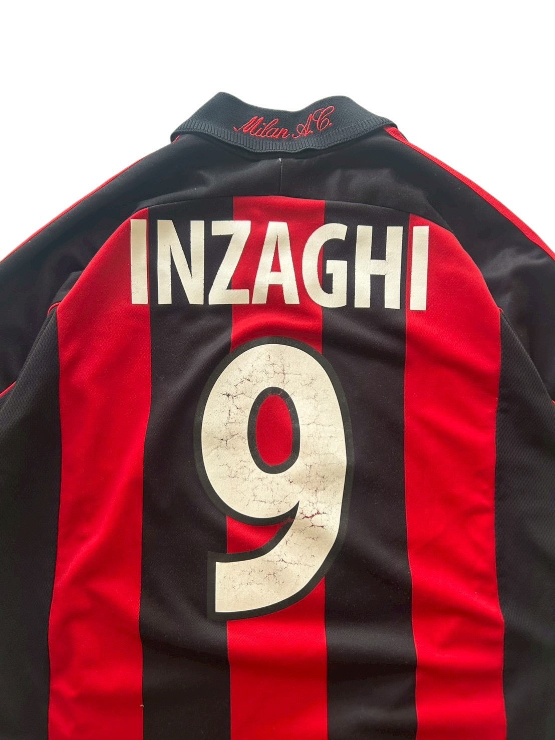 00/02 Adidas AC Milan Home No.9 Inzaghi