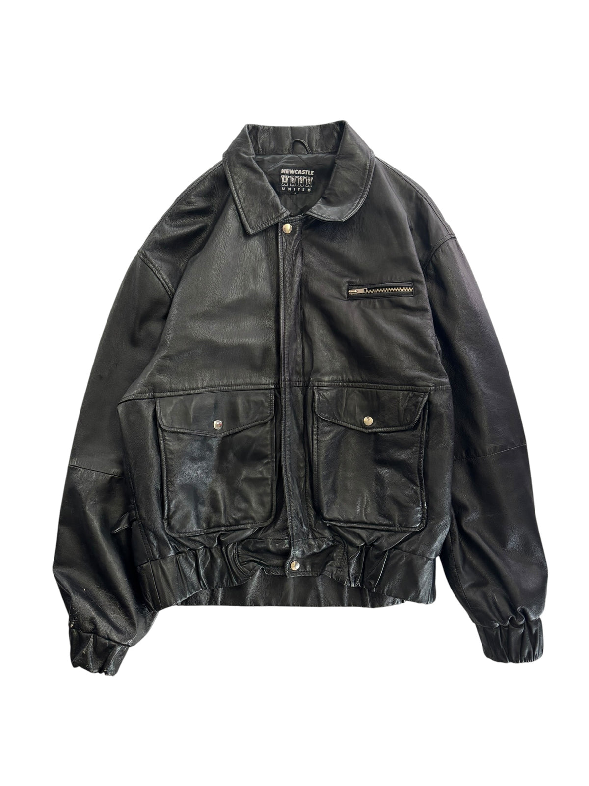 90s Newcastle United Leather Jacket