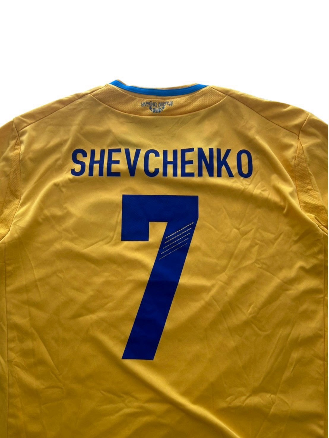 2012 Adidas Ukraine Home No.7 Shevchenko
