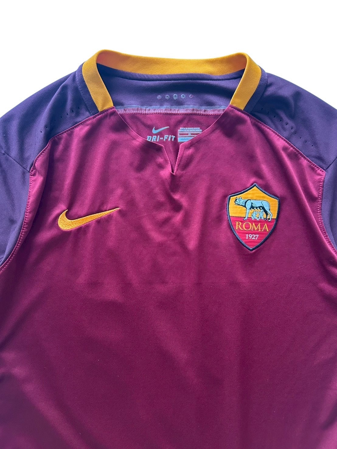 16/17 Nike AS Roma Home No.10 Totti