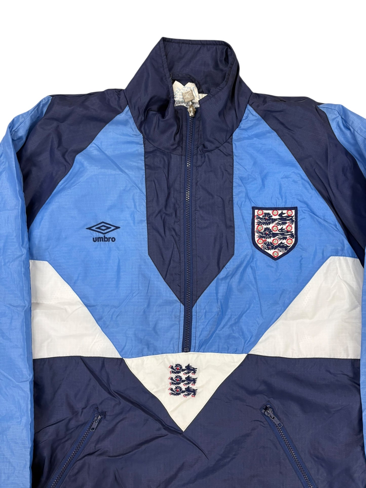 90s Umbro England National Team Half Zip Anorak
