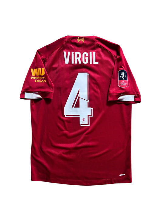 19/20 New Balance Liverpool Home No.4 Virgil van Dijk