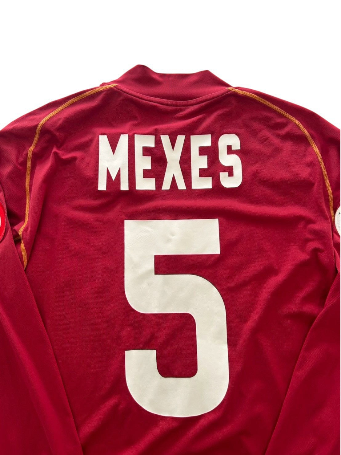 08/09 Kappa AS Roma Home L/S No.5 Mexes