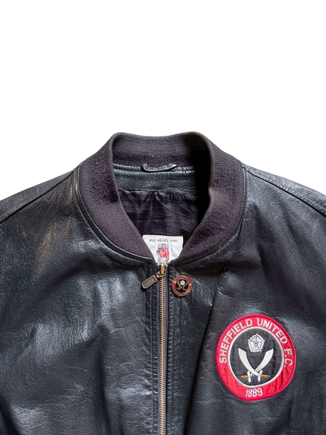 90s Sheffield United Leather Jacket