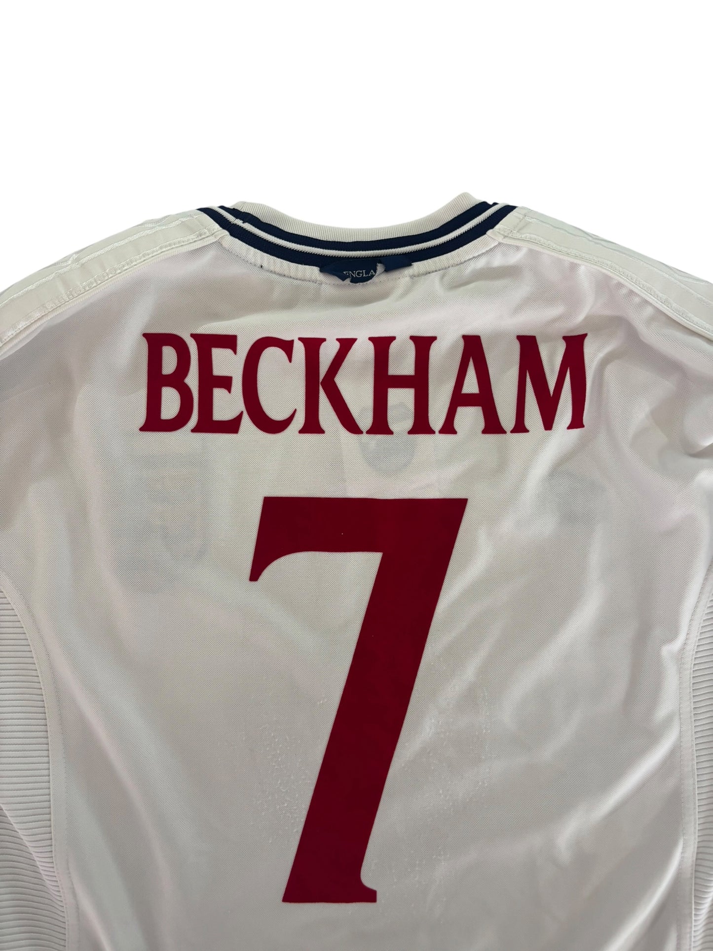 2000 Umbro England Home L/S No.7 Beckham