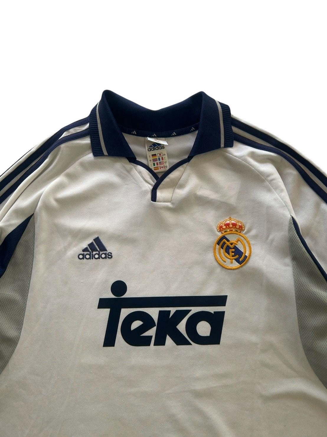 00/01 Adidas Real Madrid Home No.10 Figo