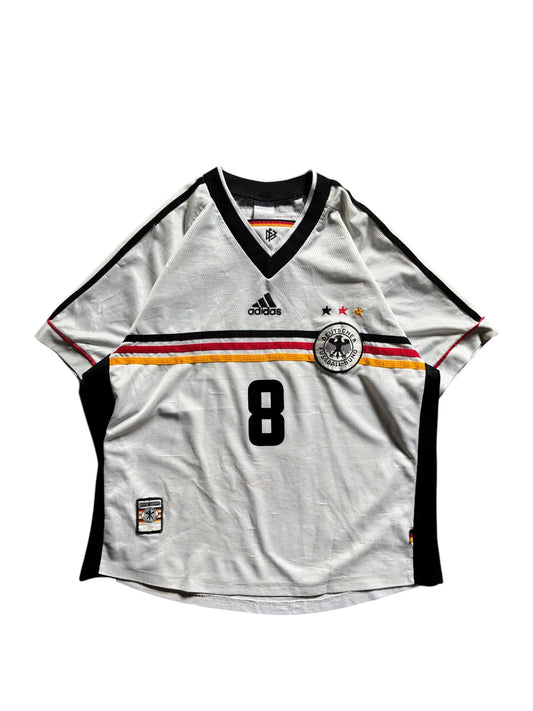 1998 Adidas Germain National Team Home No.8 Lothar Matthäus