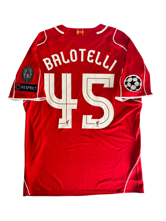 14/15 Warrior Liverpool Home No.45 Balotelli