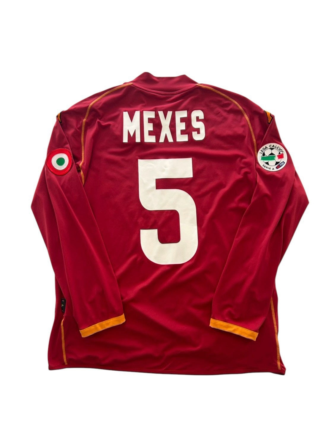 08/09 Kappa AS Roma Home L/S No.5 Mexes
