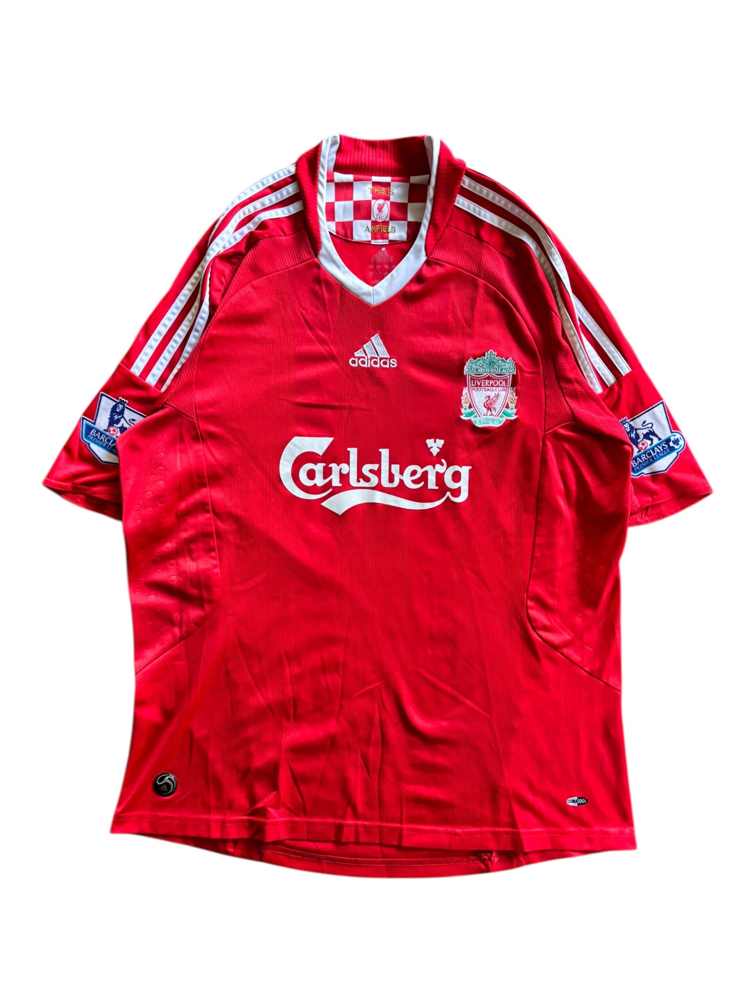 08/10 Adidas Liverpool Home No.8 Steven Gerrard
