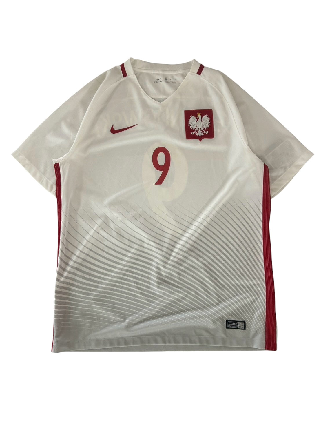 2018 Nike Poland Home Lewandowski