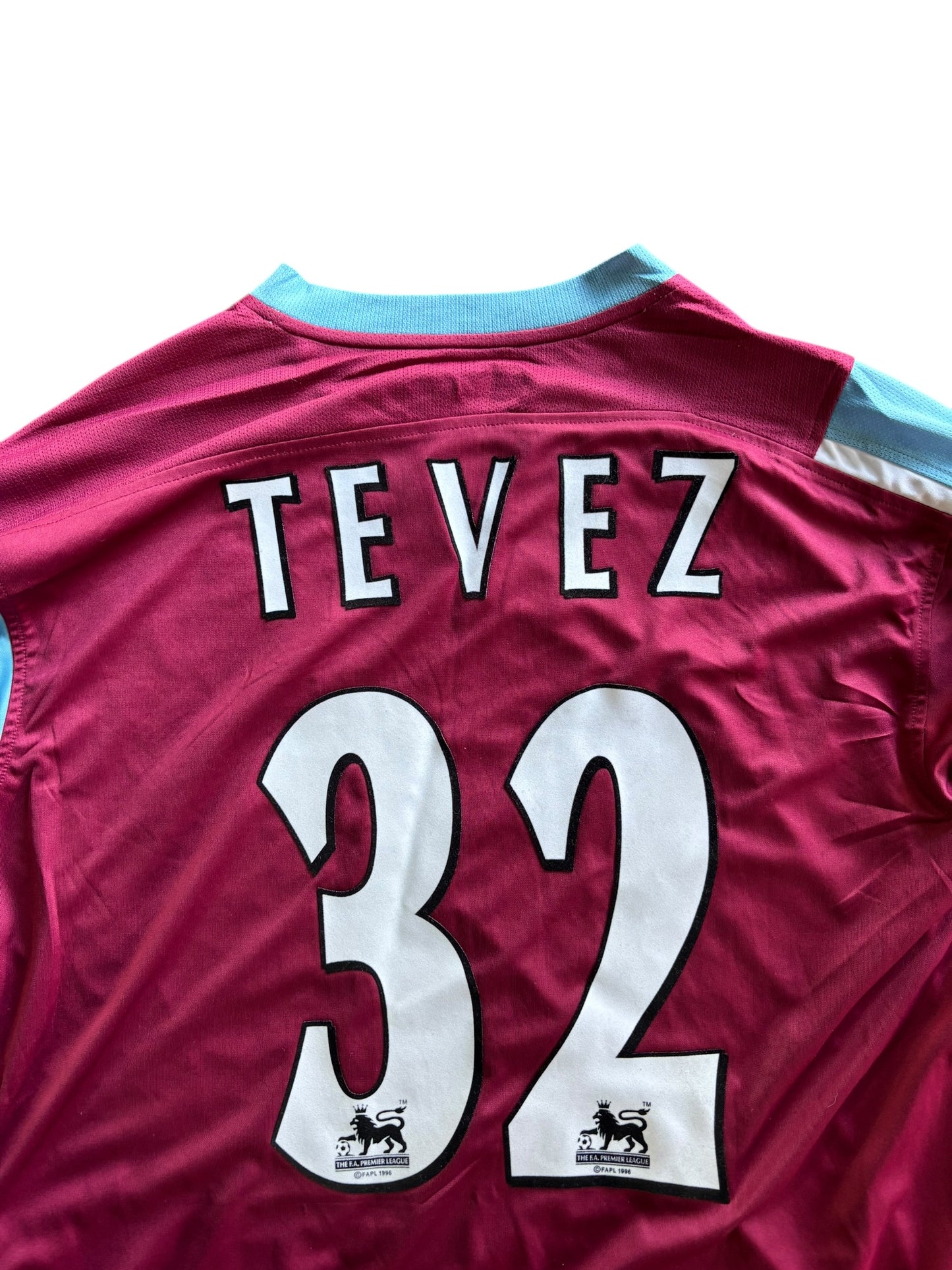 05/06 Reebok West Ham United Home No.32 Carlos Tevez