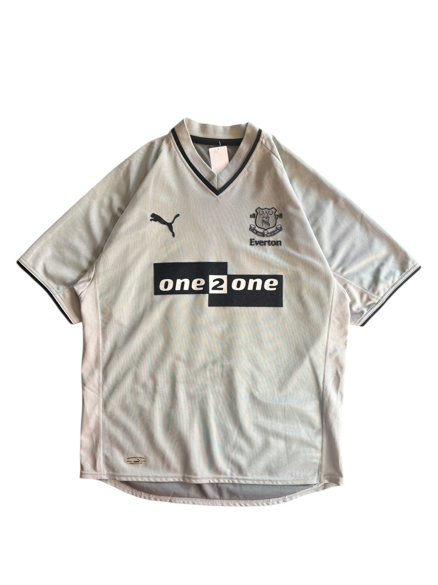01/02 Puma Everton Away No.10 Duncan Ferguson