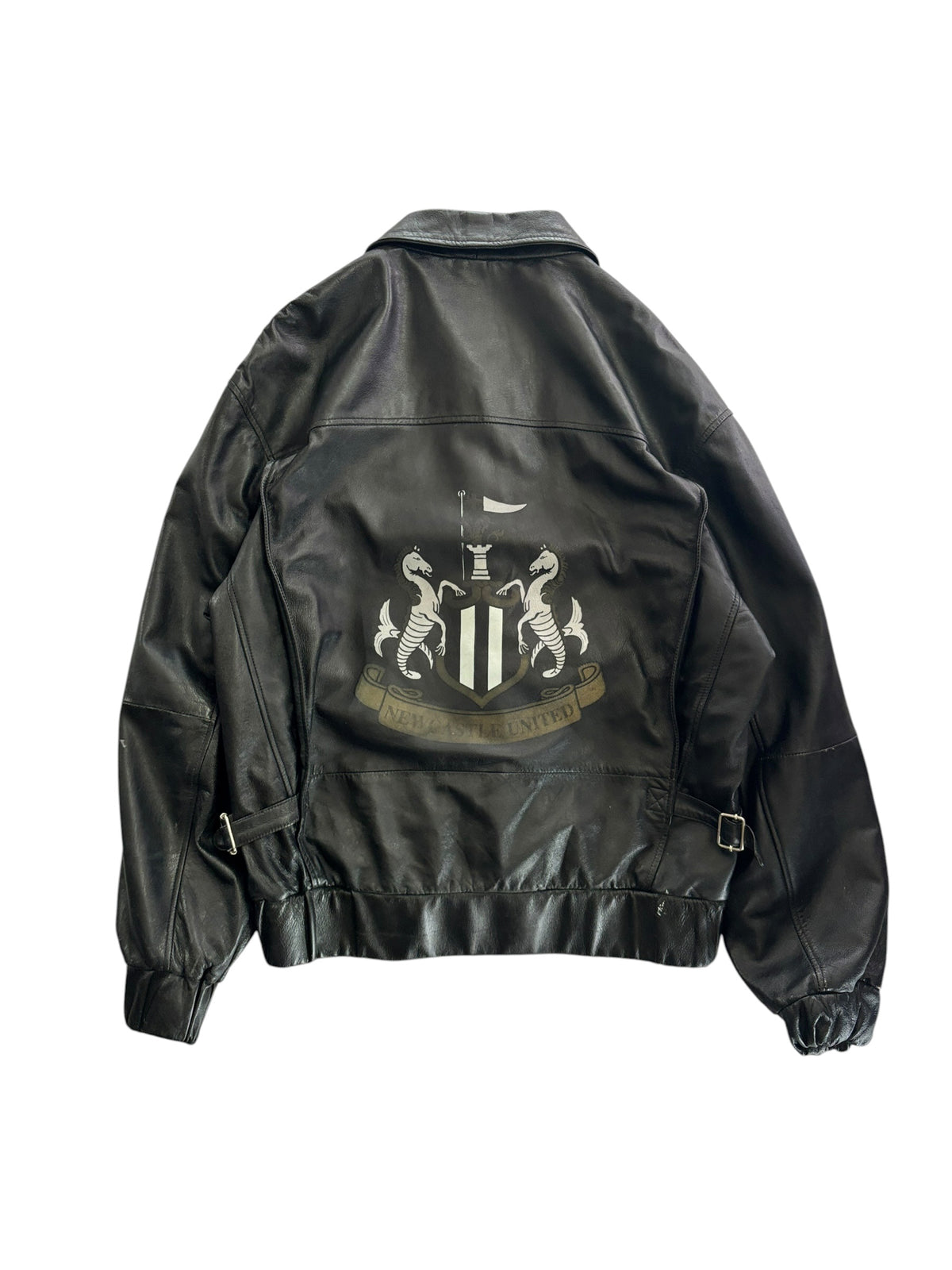 90s Newcastle United Leather Jacket