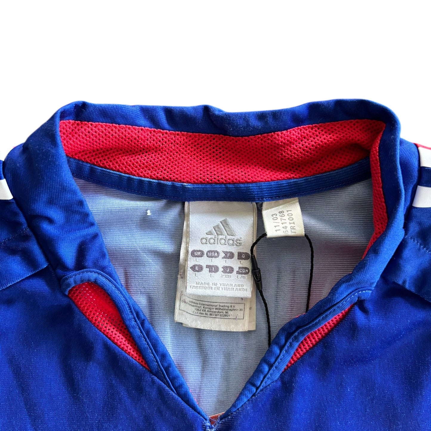 2004 Adidas  France National Team Home No.7 Pires